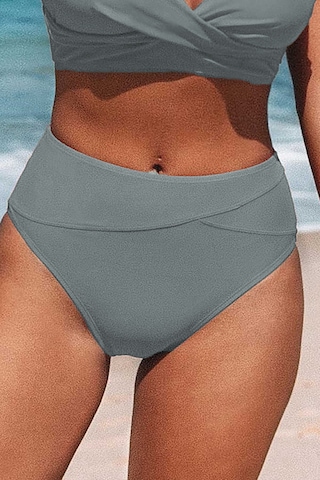 Angelsin Yüksek Bel Bikini Altı Gri