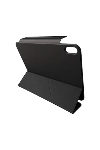 Mey İthalat Apple Uyumlu iPad 2025 10.9 10.nesil A16 Edz Manyetik Standlı Tablet Kılıfı - Siyah Arka Kapak