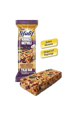 Eti Lifalif Kırmızı Meyveli Yulaf Bar 12 x 35 G