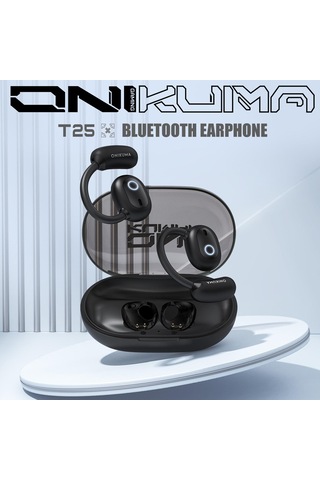 Onıkuma T25 Sport Kablosuz Bluetooth Kulaklık Siyah