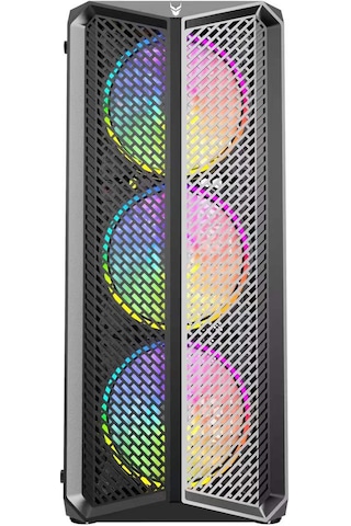 Izoly Erebos 4X Argb Fanlı Usb 3.0 Temperli Cam Atx Oyuncu Bilgisayar Kasası