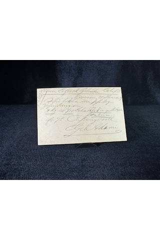 Antiye Almanya Reich Dönemine Ait 1910 Yılında Postadan Geçmiş Posta Kartı Damgalı Kendinden Pullu 7 1/2 Pfennig Ve 2 1/2 Pullu Germania Deutsches Reich