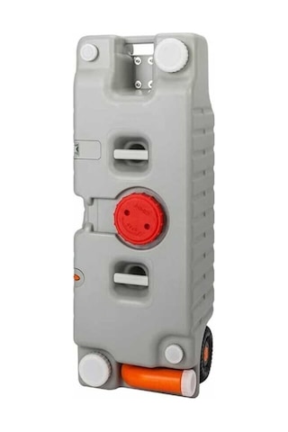 Porvaletti Portatif Tekerlekli Su Tankı 75L, Göstergeli