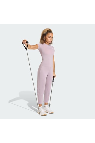 Adidas Primelift Essentials Workout Contour Kadın T-shirt Kd0113 Lila