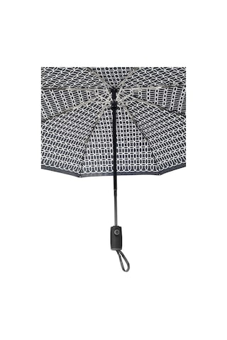 Marlux Siyah Geometrik Desenli Tam Otomatik Kadın Şemsiye M21Mar-Siyah Siyah Siyah - Siyah