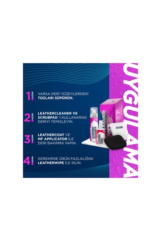 Gyeon Q²m Leatherset Natural Modern Deri Günlük Hafif Temizlik Ve