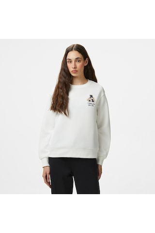 Anta Sports Club Kadın Beyaz Sweatshirt 862518708 BEYAZ