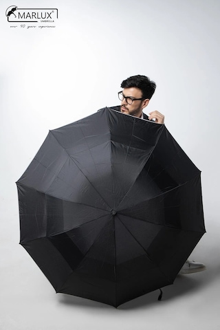 Bosile Siyah Çift Katlı Protokol Unisex Şemsiye M21mar207ckr001