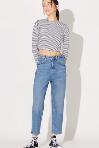Lee Stella Regular Fit Normal Kesim Yüksek Bel Düz Paça Mavi Kadın Esnek Jean Denim Kot Pantolon L31J012404 Mavi