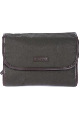 Barbour Wax Hanging Washbag Organizer Ol71 Olive-Olive-1