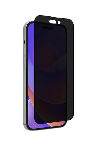 Ennar Apple Uyumlu iPhone 15 Pro Max Tam Kaplayan Hayalet Kırılmaz Cam Ekran Koruyucu