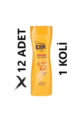 İpek Saf İpek Özü Provitamin B5 Saç Kremi 12 x 480 ML İpek Saf İpek Özü Provitamin B5 Saç Kremi 12 x 480 ML