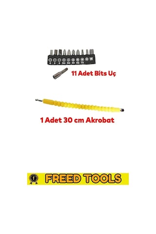 Esnek Matkap Ucu Şaft Uzatma Aparatı Bits Bükülebilir Akrobat Tor