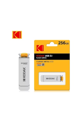 Kodak 3.1 Yüksek Hızlı Usb Flash Bellek Metal 256gb.