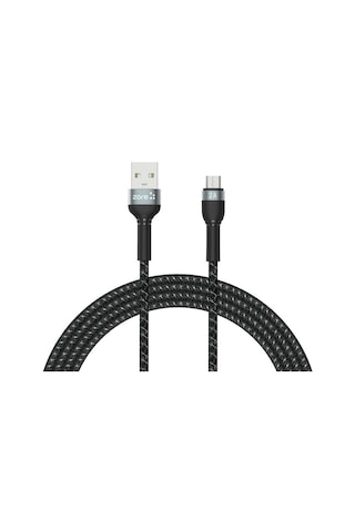 Goocamp Siyah Shira Serisi Micro Usb Kablo 2 Metre