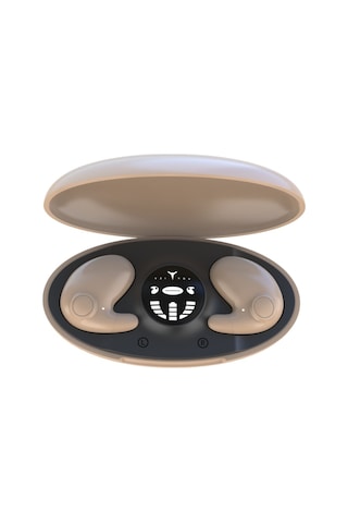 Folinda Md538 Kulak İçi Girmeden Uyku Kulaklığı: Kablosuz Kemişiletimli, Gürültü Engelleme, Uzun Pil Ömrü Ve 360 Ses, Beyaz