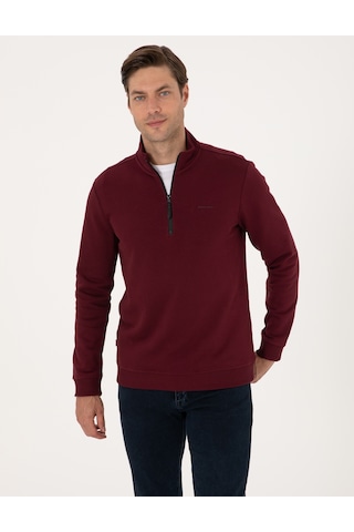Pierre Cardin Erkek Bordo Sweatshirt 50314044-vr014 Bordo