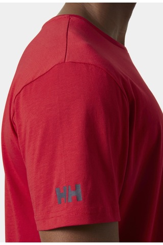 Helly Hansen Shoreline 2.0 Erkek T-shirt-27995-kırmızı Kırmızı