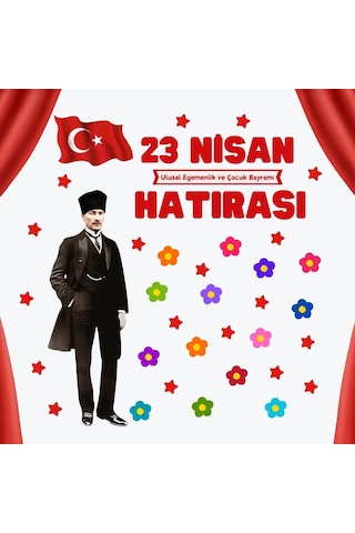 23 Nisan Hatırası Pano Süsü