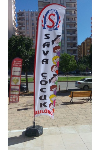 Yelken Bayrak 75X400CM