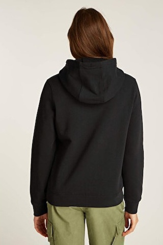 Kadın Tjw Logo Kapüşonlu Sweatshirt - Siyah Black