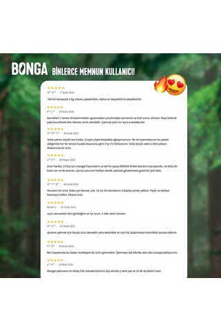 Bonga Şömine Tutuşturucu %100 Doğal - 150 Adet 2 Kg