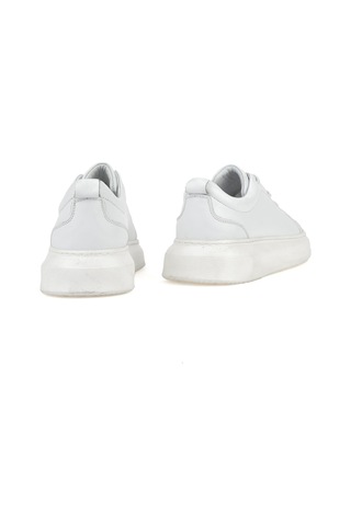 Ziya, Erkek Hakiki Deri Sneaker 151987z133 Beyaz 151987z133 500 Beyaz
