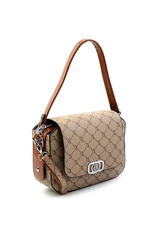 Bambi Bej 2 Kadın Postacı Çanta C06636431451 Çok Renkli