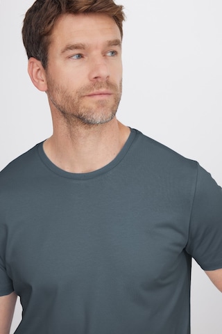 Tudors Erkek Slim Fit Dar Kesim Pamuklu Yumuşak Doku Esnek Kumaş Basic Gri Bisiklet Yaka Tişört-52097
