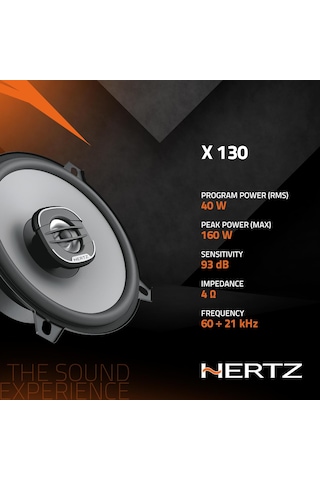 Hertz X130 13 Cm Tweeterlı Coaxıal Hoparlör