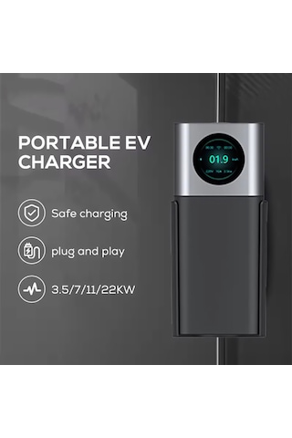 Hici Wifi 7 Kw 32A Elektrikli Araç Şarj İstasyonu + Çanta