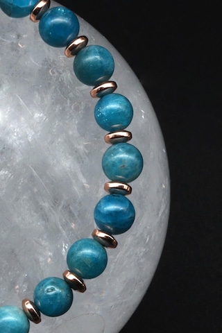 Alibaba Doğaltaş Apatit Doğal Taş Makrome Örme Bileklik