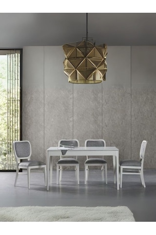 Urbanis Açılır Yemek Masası 170'lik Beyaz