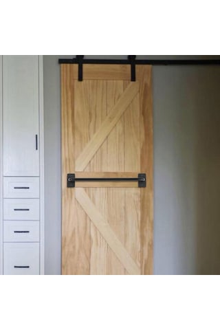 Geeroyoo Demir Girişim Stili Kayar Ahşap Kapı Çekmecesi, Rahat Tutuş, Dış/iç Kullanım, Küçük Boy S Diğer