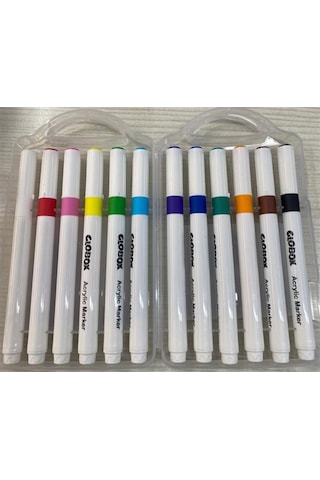 Globox Akrilik Marker Kalem Seti 12 Renk