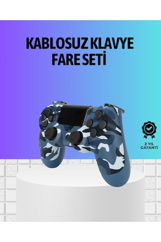 Hepsi Şarjlı Kablosuz Ps4 Oyun Kolu Titreşimli Hassas Kontrol Najmaddin