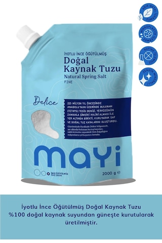 Mayi İyotlu İnce Kaynak Tuzu 2 KG