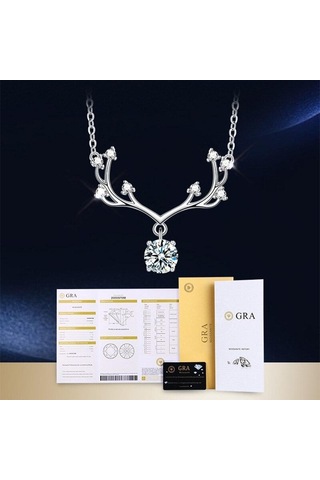 Sarı Bague Ringen Mükemmel Kesim 1 Ct Uygun Fiyatlı Mozanit Kolye Kadınlar Için 925 Gümüş Elmas Kolye Kız Arkadaşı Için Doğum Günü Hediyesi 1 Carat