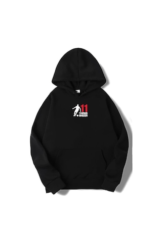 Brz Collection Unisex Oversize Yunus Akgün Hoodie Siyah