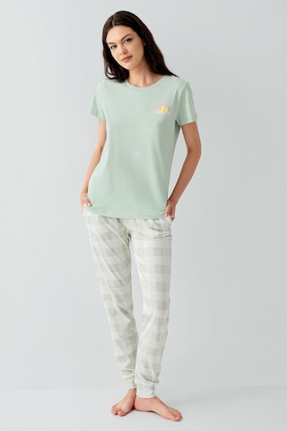 Arnetta Kadın Yeşil Pijama Takım Ar3576-s-v1 Yeşil
