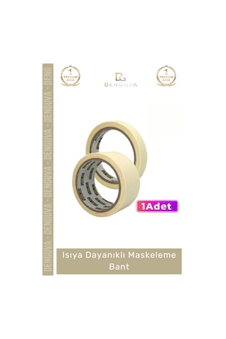 Kapıpencerebantı Hotmelt Isıya Dayanıklı Krep Kağıt Endüstriyel Maskeleme Güçlü Boya Badana Bandı -