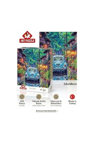 Yağmur Altında Tokyo 500 Parça Puzzle