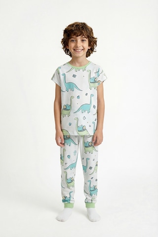 Penti Açık Yeşil Erkek Çocuk Sleepasaurus Pamuklu 2'li Pijama Takımı