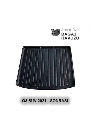 Audı Q3 Suv 2021 + Araca Özel 3d Bagaj Havuzu