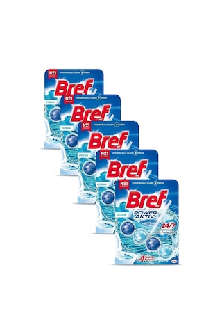 Bref Power Aktiv Klozet Bloğu Okyanus Single 5 Adet