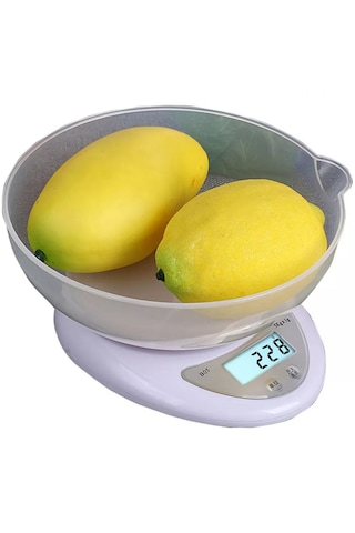 B-05 Dijital Mutfak Terazisi 5kg / 1gr Hassas Tartı Kilo Ölçer