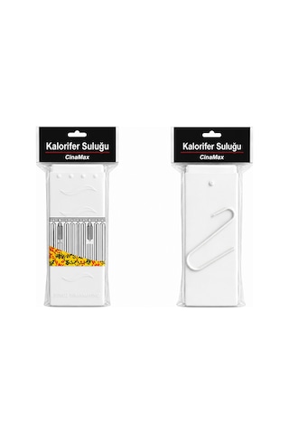 Kalorifer Suluğu Askılı Plastik Radyatör Nemlendirici Kalorifer Peteği Nem Aparatı Kancalı Beyaz Su Haznesi