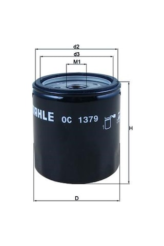 Mahle Oc 1379 Yağ Filtresi Harley Davıdson- Buell