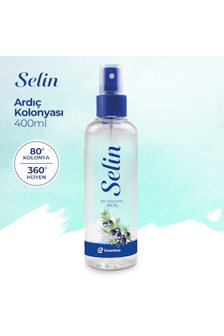 Selin 80 Derece Ardıç + Manolya Esintisi Sprey Kolonya 4 x 100 ML
