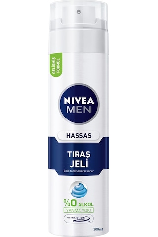 Nivea Men Hassas Tıraş Jeli 200 ML + El Yüz Vücut Kremi 30 ML